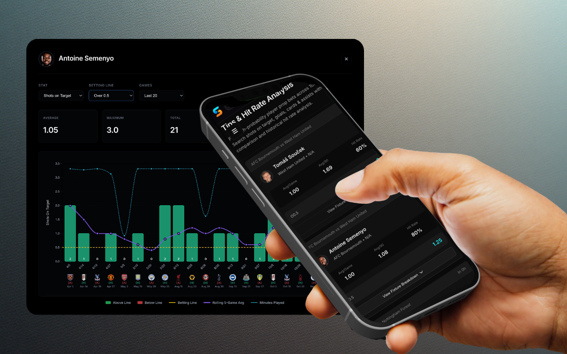 Player Props analysis interface